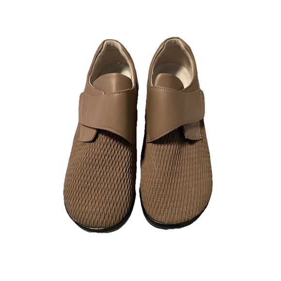 Propet Olivia WPRX25 Taupe Leather/Stretch Fabric Casual Shoes Women’s 11 X(2E) - Picture 1 of 10